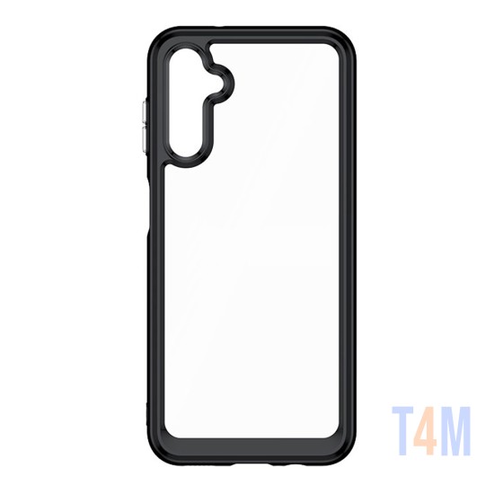 Capa de Silicone Transparente para Samsung Galaxy A15 Preto